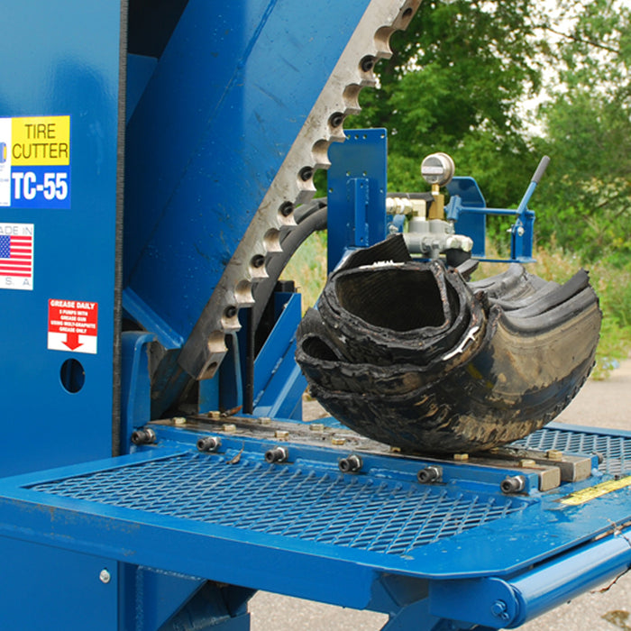Leect Cutter Tire Cutter | 10HP| 1PH | Electric | TSI TC-55 E 1PH — Prime Industrial USA