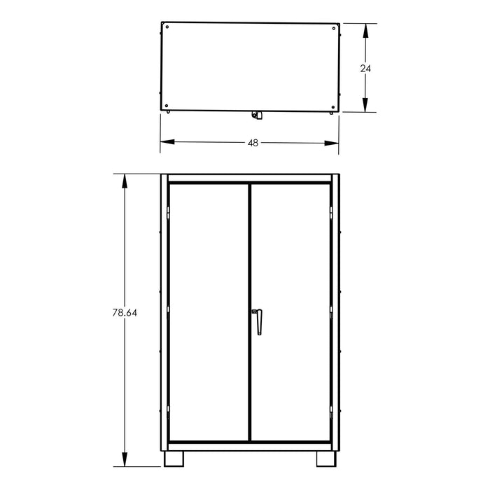 Heavy Duty Cabinet | 48''×78''| 12 Gauge | Valley Craft