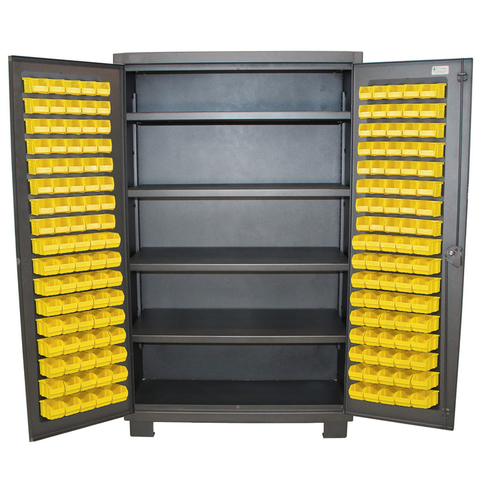 Heavy Duty Cabinet | 60''×78''| 12 Gauge | (128) Bins | Valley Craft