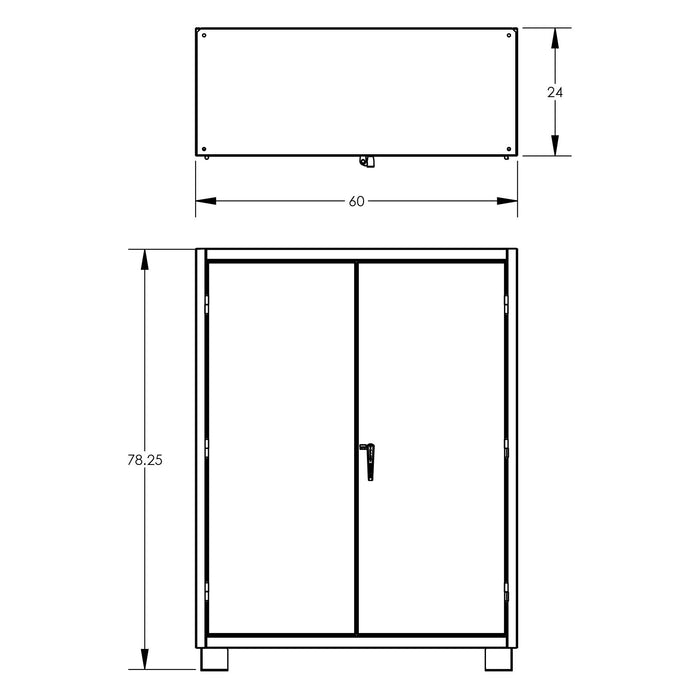 Heavy Duty Cabinet | 60''×78''| 12 Gauge | Valley Craft