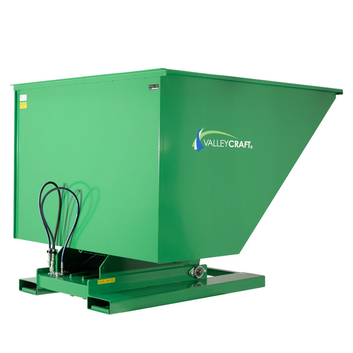 Powered Self-Dumping Hopper | 2 yd³ | 4000 lb. Capacity | Valley Craft