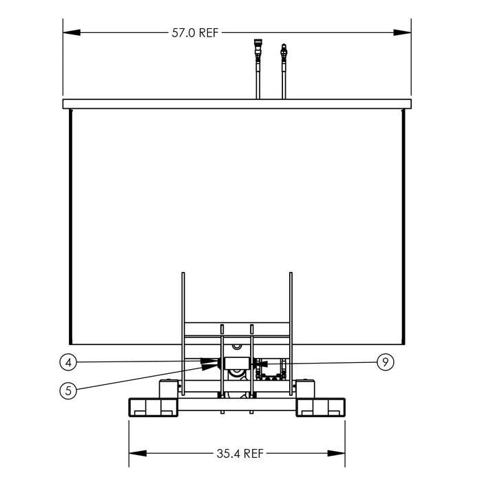 Powered Self-Dumping Hopper | 2 yd³ | 4000 lb. Capacity | Valley Craft