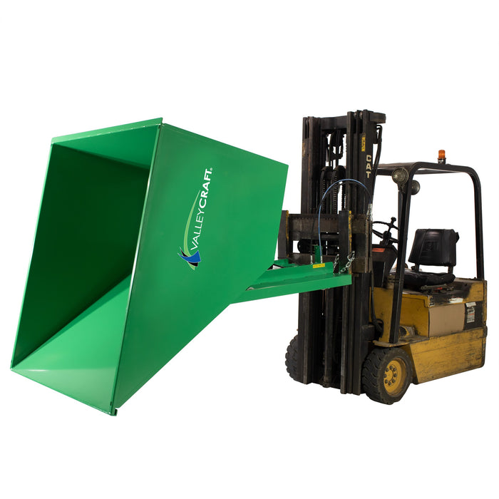 Powered Self-Dumping Hopper | 2 yd³ | 6000 lb. Capacity | Valley Craft