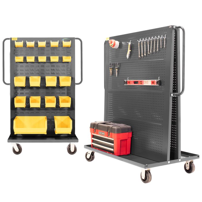 A-Frame Bin & Tool Cart | 36'' | Gray | Valley Craft