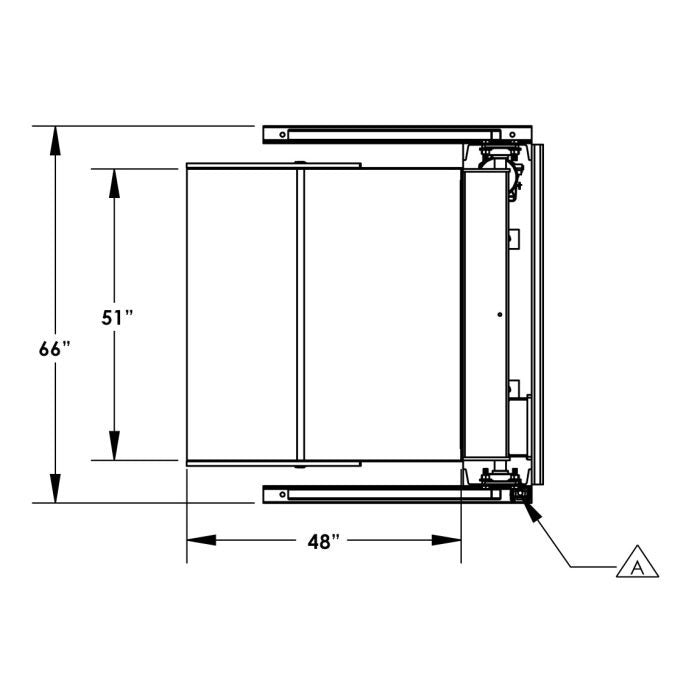 36'' Box Dumper | 48''×51'' Chute | 2000 lb. Capacity | Valley Craft