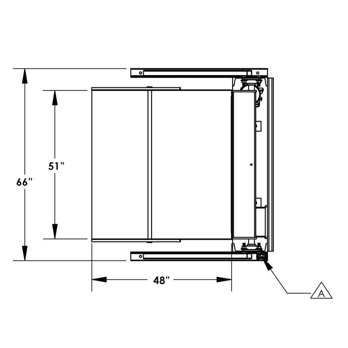 36'' Box Dumper | 48''×51'' Chute | 6000 lb. Capacity | Valley Craft