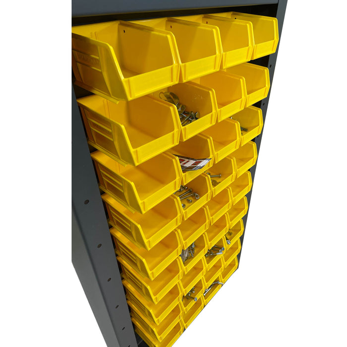 Bin & Shelf Cabinet | Deep Door | Full Bins | 48''×78'' | Valley Craft