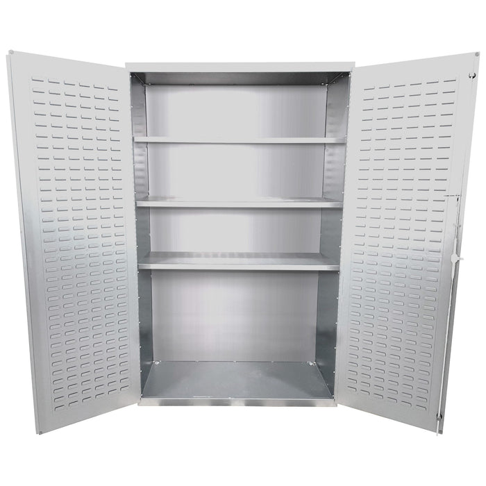Electronic Locking Cabinet | 48''×78'' | Deluxe | White | Valley Craft