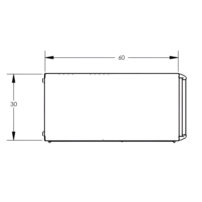 Security Cart | 60''×30'' | 2 Shelves | Red | Valley Craft F89058VCRD