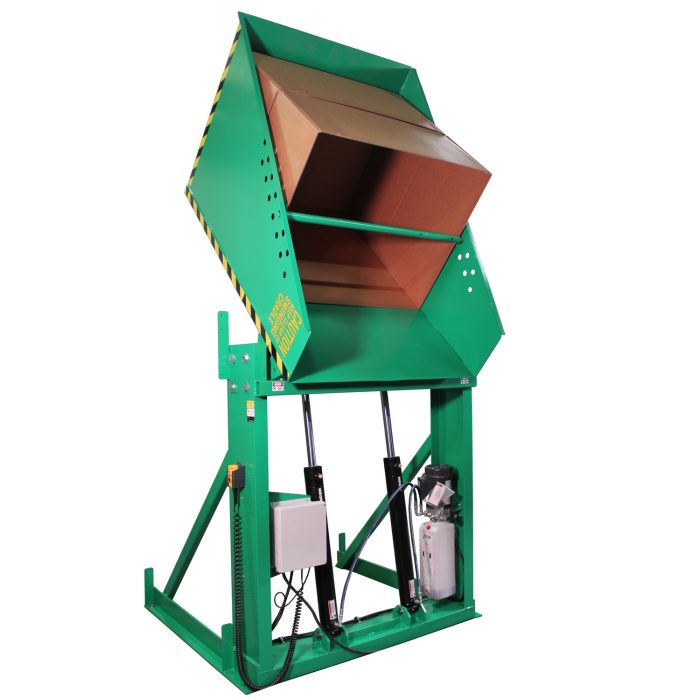 60'' Box Dumper | 36''×36'' Chute | 2000 lb. Capacity | Valley Craft ...
