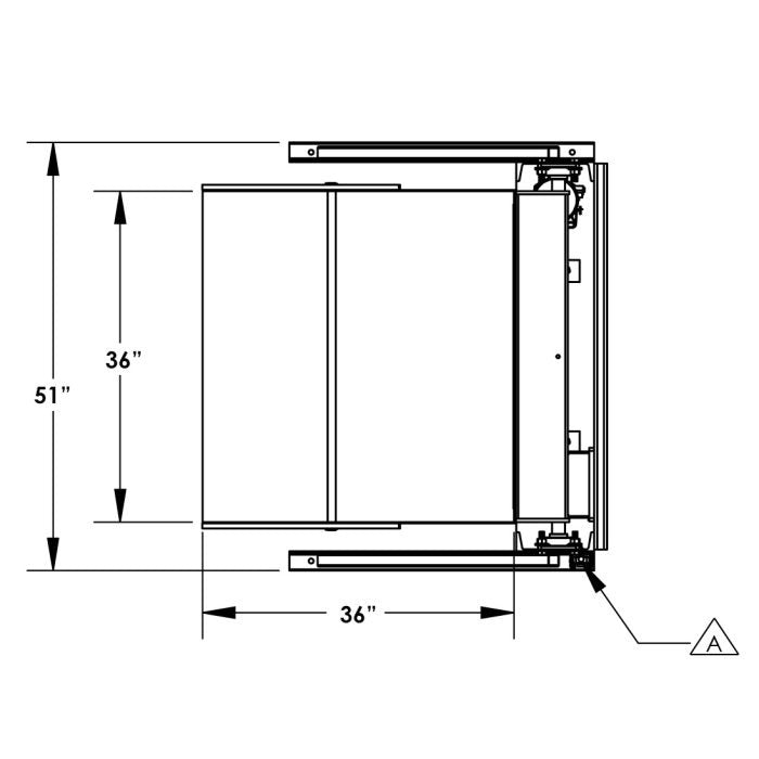 60'' Box Dumper | 36''×36'' Chute | 4000 lb. Capacity | Valley Craft