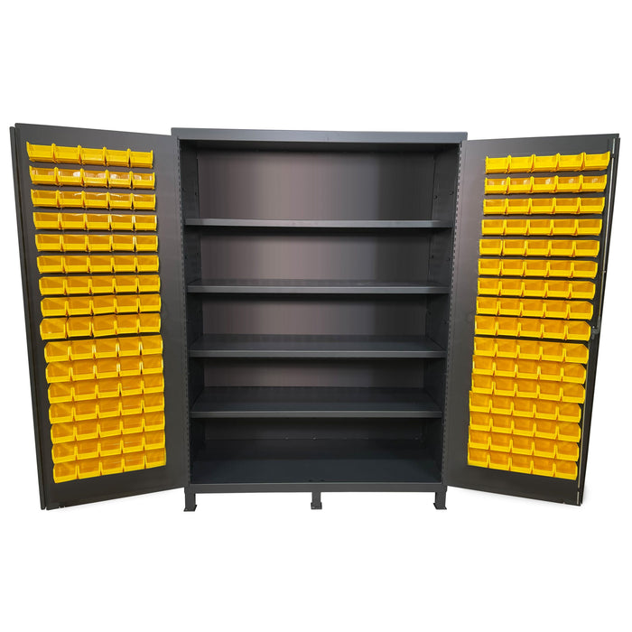 Bin & Shelf Cabinet | 60''×84'' | Door Bins | Valley Craft