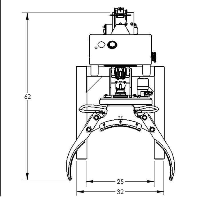 Drum Lift and Rotator | 78'' | Fully Powered | Grip | Straddle | Valley Craft
