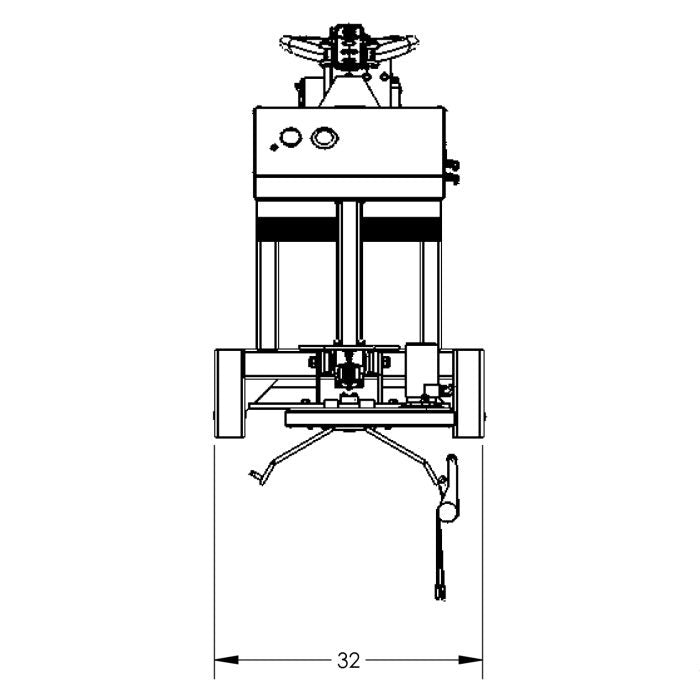 Drum Lift and Rotator | 78'' | Fully Powered | Strap | Counterweighted | Valley Craft
