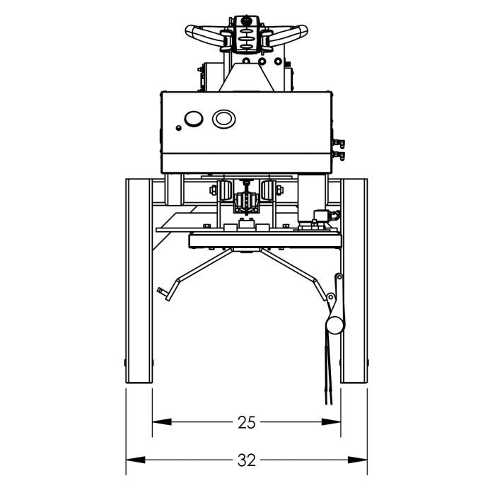 Drum Lift and Rotator | 78'' | Fully Powered | Strap | Straddle | Valley Craft