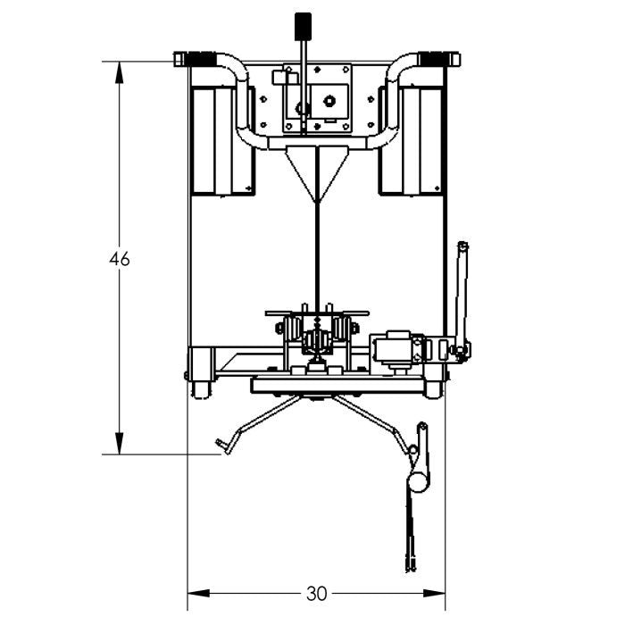 Drum Lift & Rotator | 78'' | Manual | Strap | Counterweighted | Valley Craft