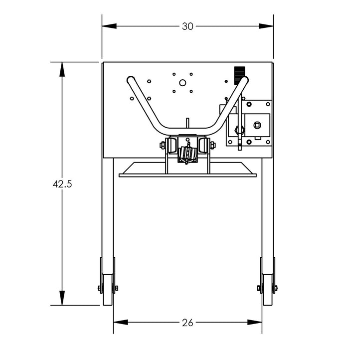 Universal Lift & Stacker | 78'' | Manual | Straddle | Valley Craft