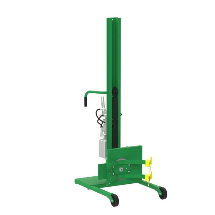Drum Lift & Rotator | 78'' | Pneumatic | Semi-Powered | Strap | Straddle | Valley Craft