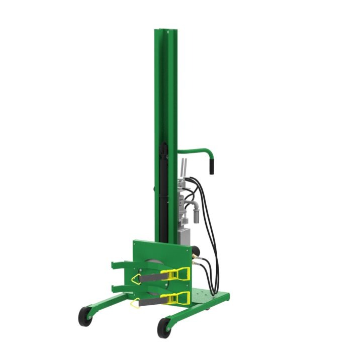 Drum Lift & Rotator | 78'' | Pneumatic | Semi-Powered | Strap | Straddle | Valley Craft