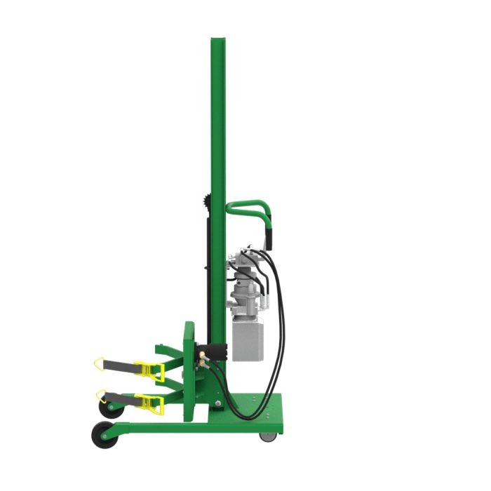 Drum Lift & Rotator | 78'' | Pneumatic | Semi-Powered | Strap | Straddle | Valley Craft