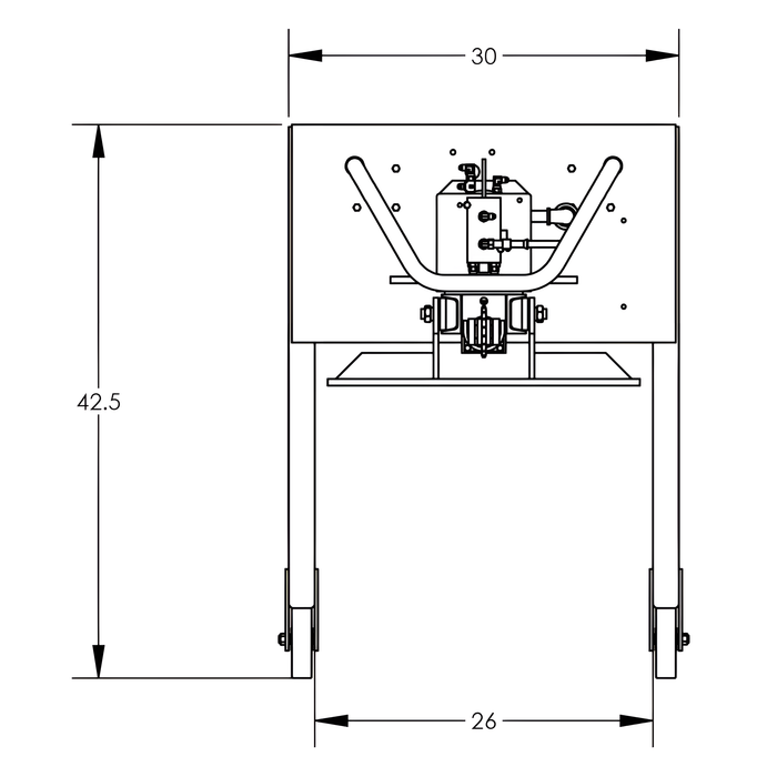 Universal Lift & Stacker | 78'' | Semi-Powered | Pneumatic | Valley Craft