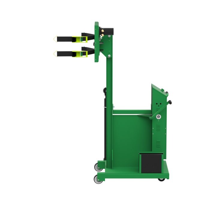 Drum Lift & Rotator | 78'' | Semi-Powered | Strap | Counterweighted | Valley Craft