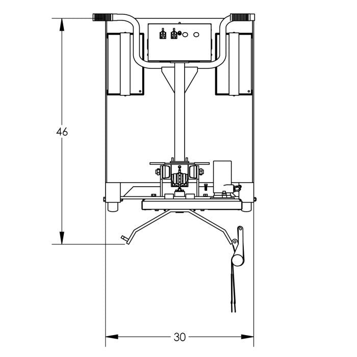 Drum Lift & Rotator | 78'' | Semi-Powered | Strap | Counterweighted | Valley Craft