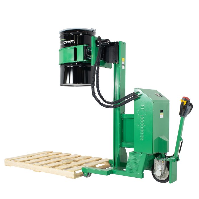 Drum Lift and Rotator | 90'' | Fully Powered | Grip | Counterweighted | Valley Craft