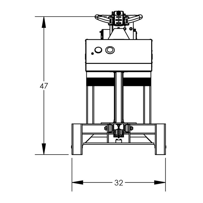 Universal Lift & Stacker | 90'' | Fully Powered | Counterweighted | Valley Craft