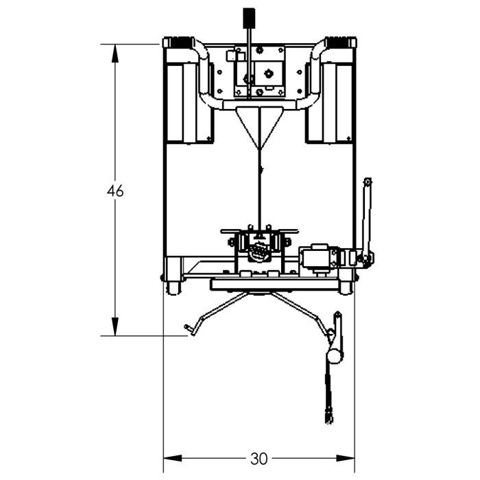 Drum Lift & Rotator | 90'' | Manual | Strap | Counterweighted | Valley Craft