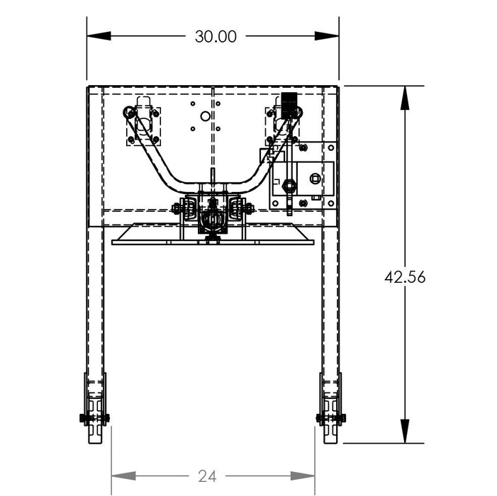 Universal Lift & Stacker | 90'' | Manual | Straddle | Valley Craft