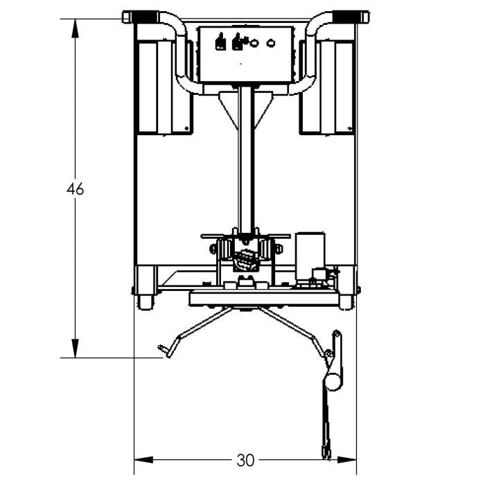 Drum Lift & Rotator | 90'' | Semi-Powered | Strap | Counterweighted | Valley Craft