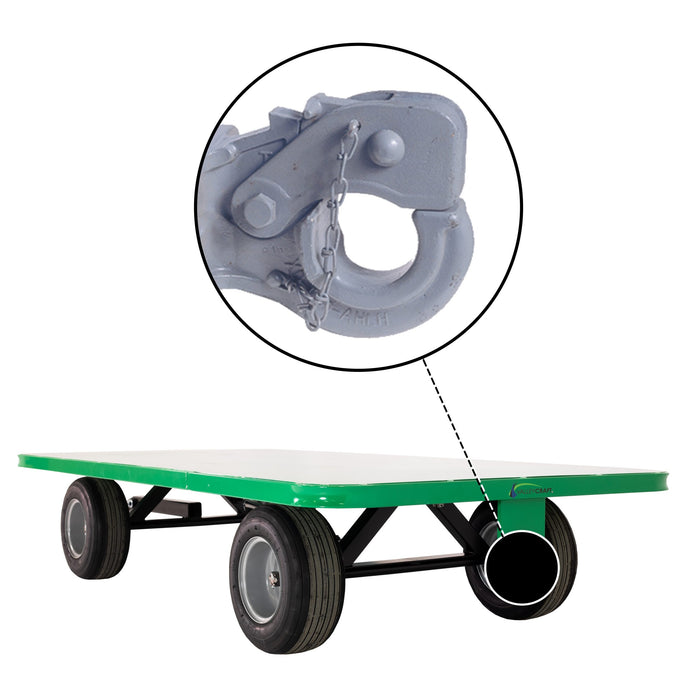 Quad-Steer Trailer | 96''×48'' | 6000 lb. Capacity | Valley Craft