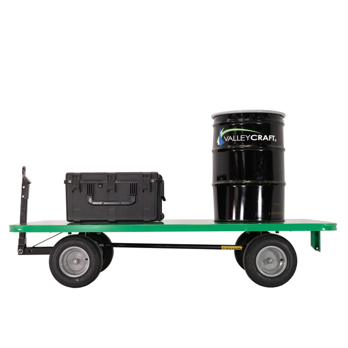 Quad-Steer Trailer | 96''×48'' | 6000 lb. Capacity | Valley Craft