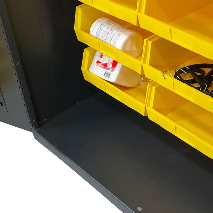 Bin & Shelf Cabinet | 72''×84'' | Half Bins | Valley Craft