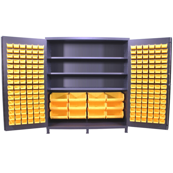 Bin & Shelf Cabinet | 72''×84'' | Half Bins | Valley Craft