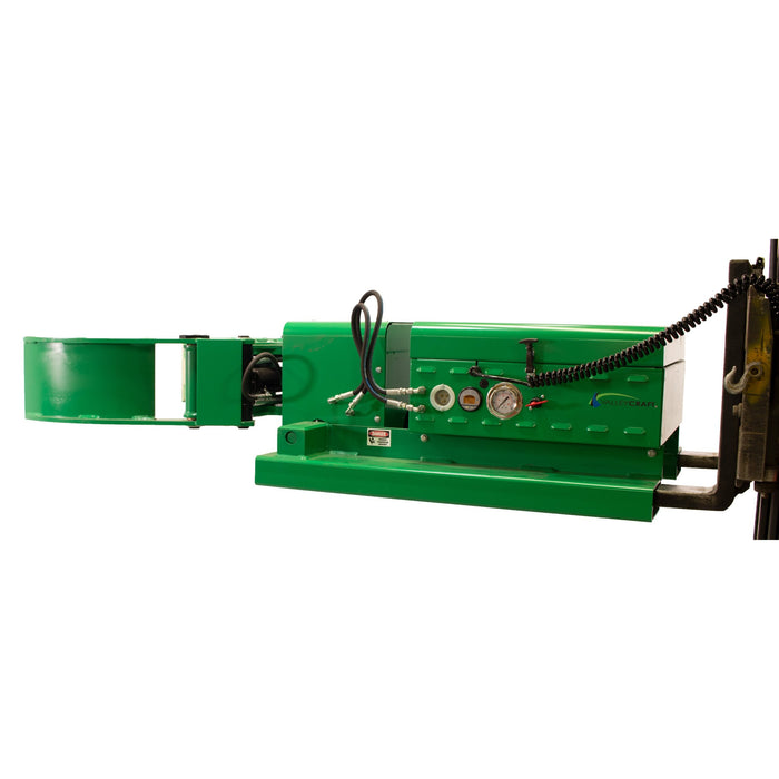 Drum Clamp & Tilt Powered Forklift Attachment | Battery Powered | Valley Craft