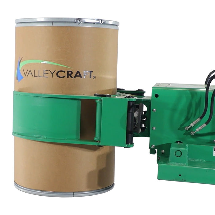 Drum Clamp & Tilt Powered Forklift Attachment | Battery Powered | Valley Craft