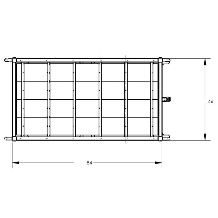 Parts Cart | 84'' | 5×10'' | Pockets | Valley Craft EP3531-300