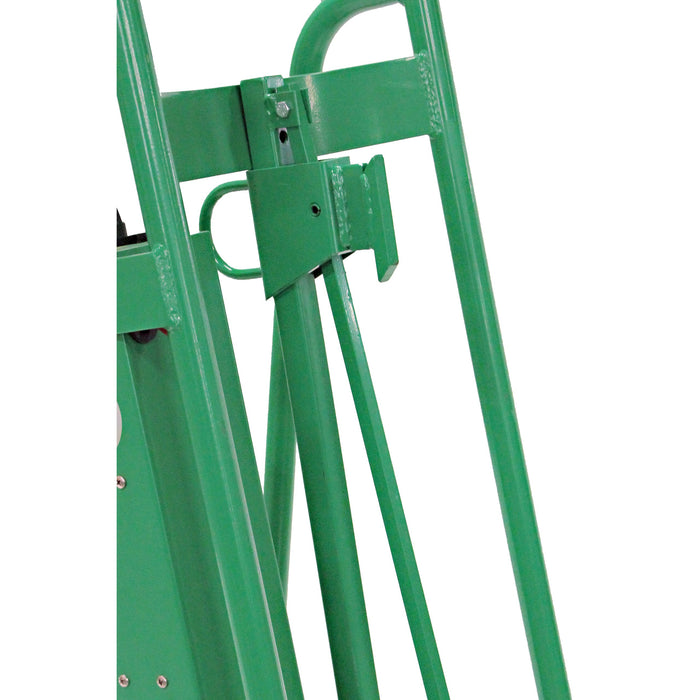Powered Drum Hand Truck | Pneumatic Wheels | Fiber Drum Chime Hook | Valley Craft