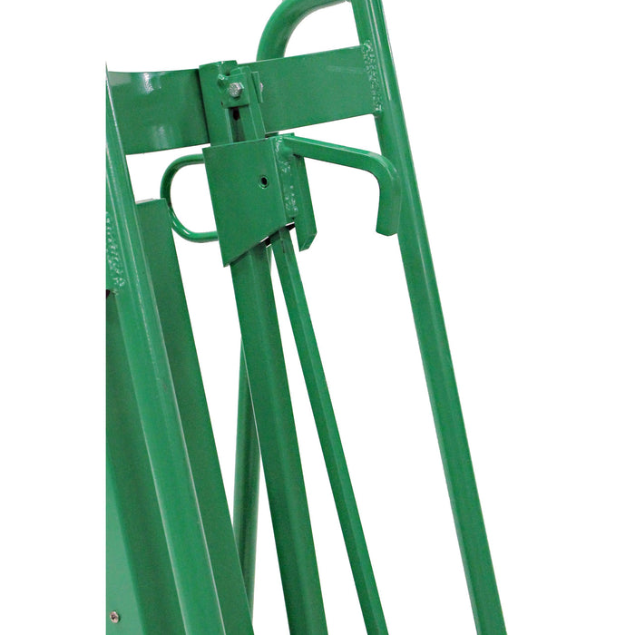 Powered Drum Hand Truck | Pneumatic Wheels | Locking Cover Chime Hook | Valley Craft