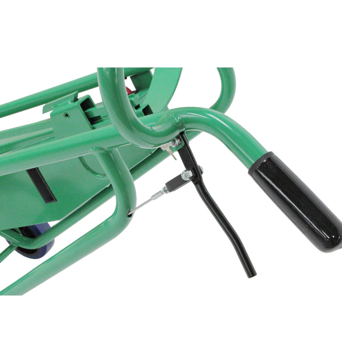 Powered Drum Hand Truck | Solid Rubber Wheels | Plastic Drum Chime Hook | Valley Craft