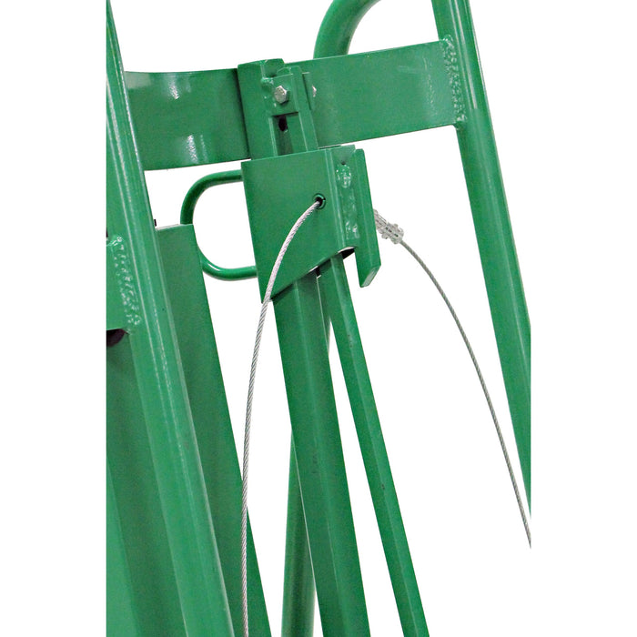 Powered Drum Hand Truck | Solid Rubber Wheels | Security Cable Chime Hook | Valley Craft