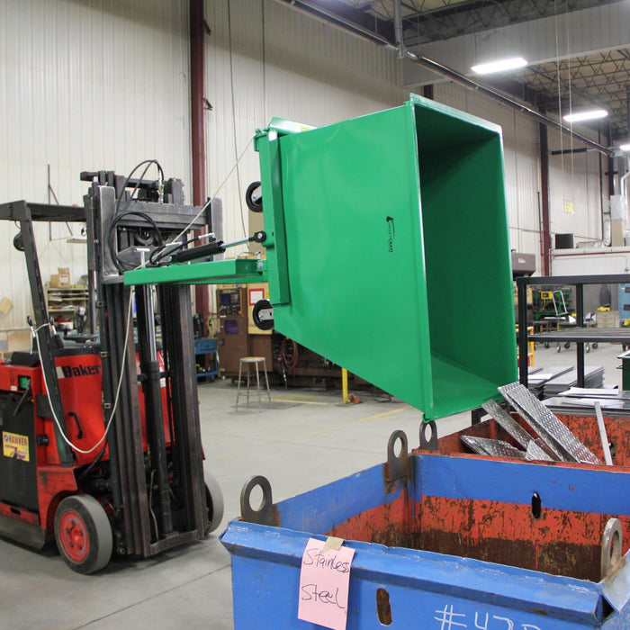 Forklift Dumpster Attachment | Powered Self-Dumping  | Valley Craft