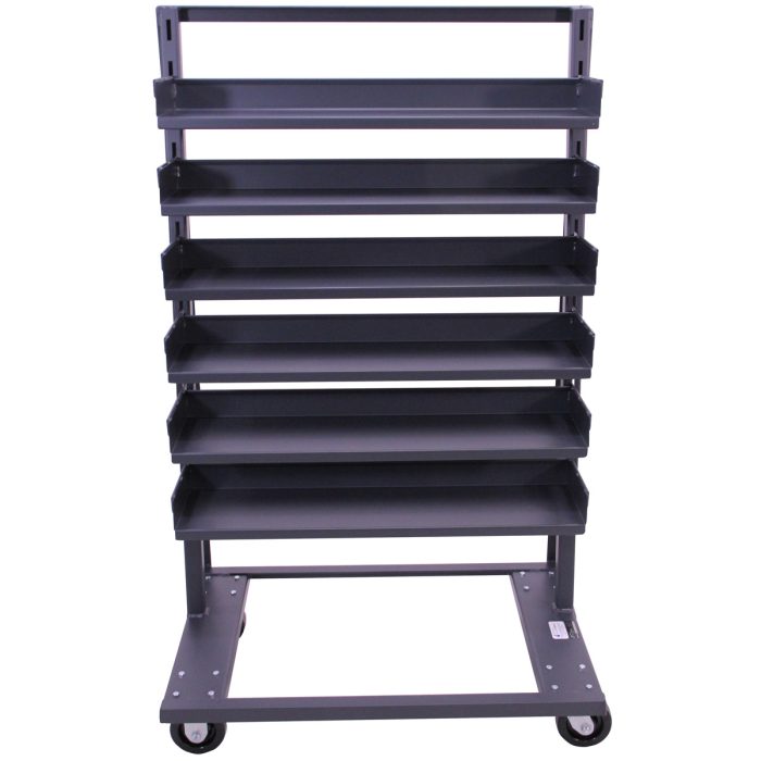 A-Frame Cart | Heavy Duty | Single-sided | 6 Trays | Valley Craft