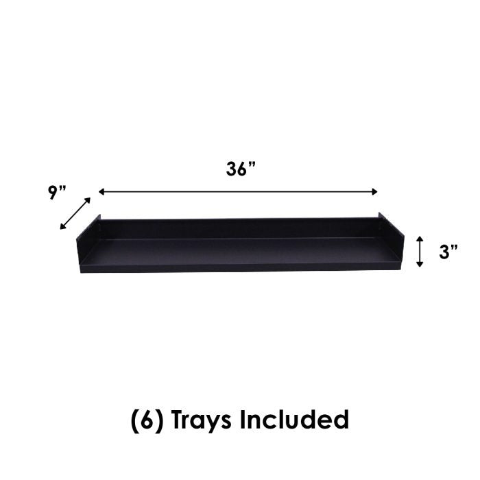 A-Frame Cart | Heavy Duty | Single-sided | 6 Trays | Valley Craft