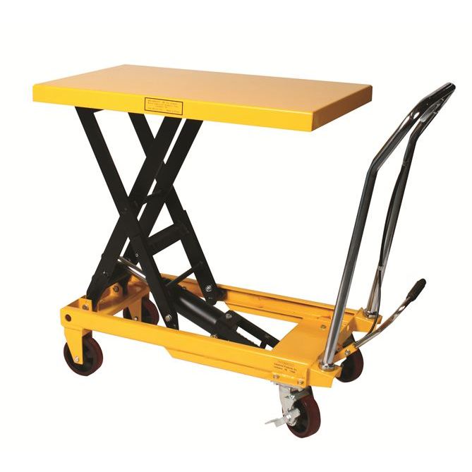 Wesco LT‑1650SL Scissors Lift Table – 1,650 lb, 20″×39″ Platform, 35.5″ Lift