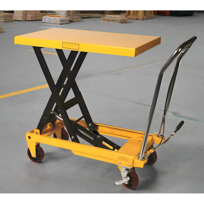 Wesco LT‑1650SL Scissors Lift Table – 1,650 lb, 20″×39″ Platform, 35.5″ Lift