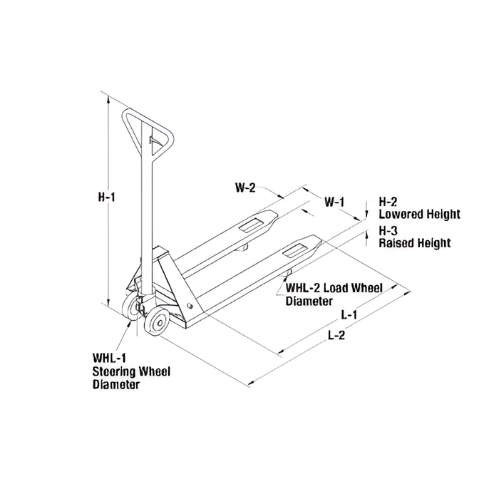 Wesco Electric High‑Lift Pallet Truck – 21″×45″, 2 200 lb Capacity | Model 272460