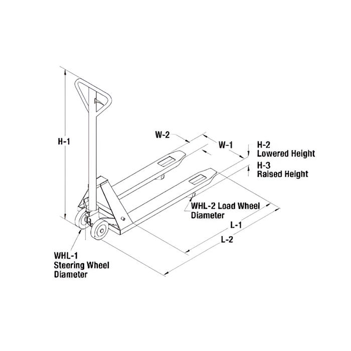 Wesco Electric High-Lift Pallet Truck – 21″×45″, 3 000 lb Capacity | Model 272939